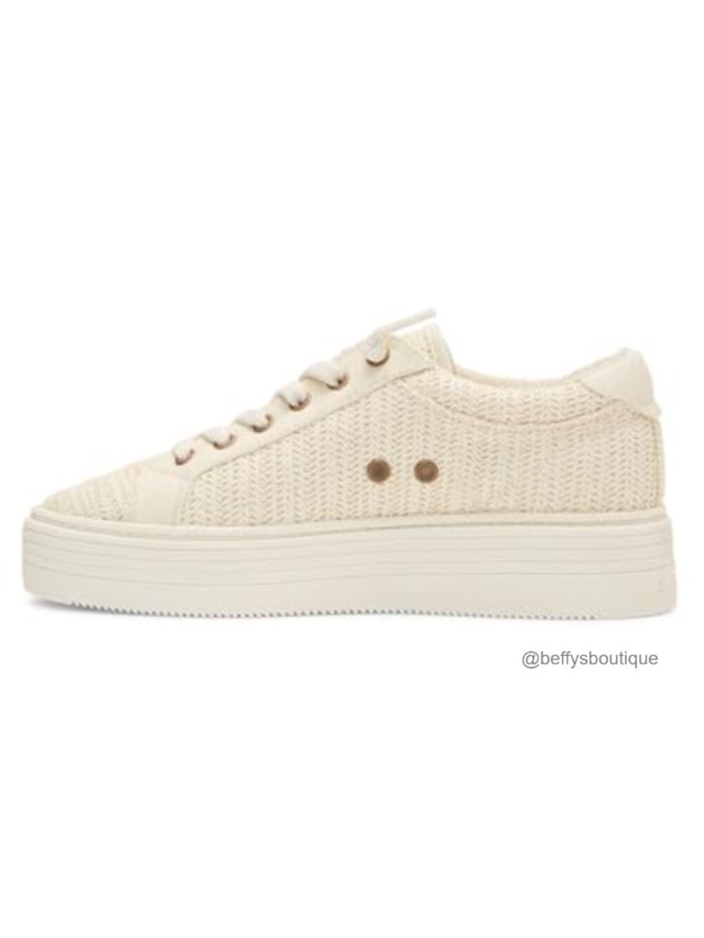 Platform Slip On Sneakers Lace Up Canvas Sock Lining Casual